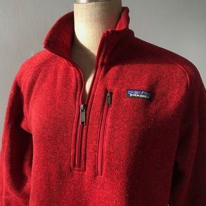 Patagonia Men’s better sweater red Sz M